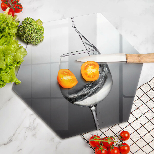 Kuchynská doska zo skla Pohár vody