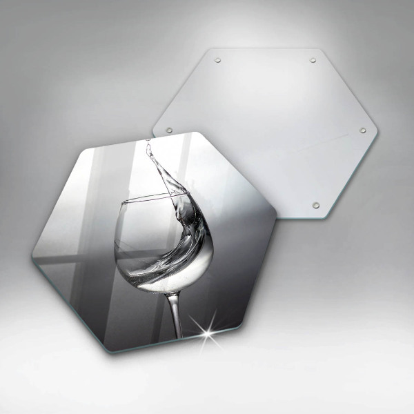 Kuchynská doska zo skla Pohár vody