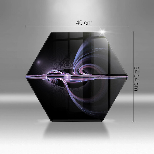 Kuchynská doska veľká zo skla Moderná abstrakcia