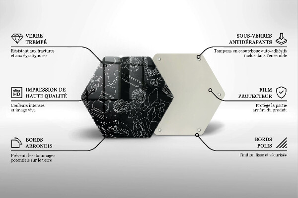 Kuchynská doska veľká zo skla Kuchynské doplnky