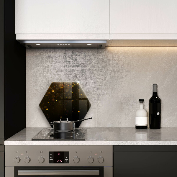 Kuchynská doska zo skla Zlaté trblietky