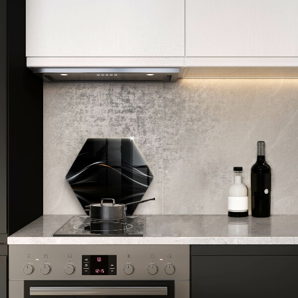 Kuchynská doska zo skla Abstraktný 3D dizajn