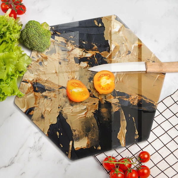 Kuchynská doska veľká zo skla Elegantná textúra laku