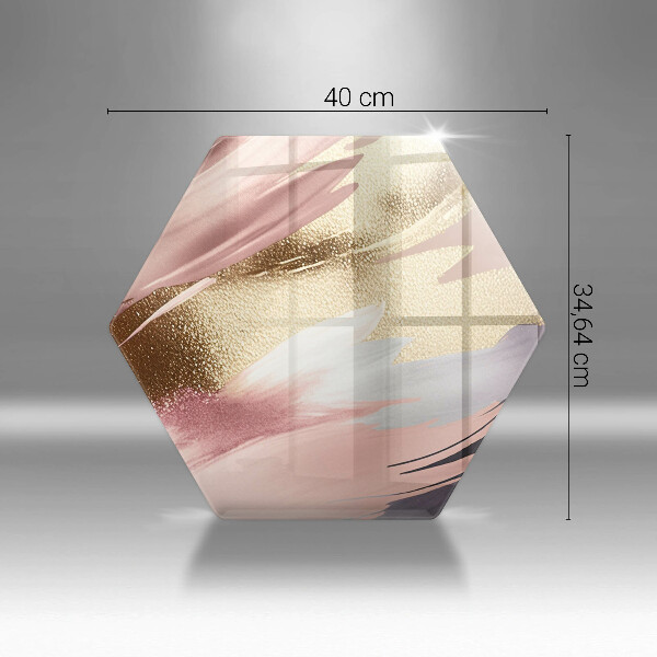 Kuchynská doska veľká zo skla Pastelové škvrny