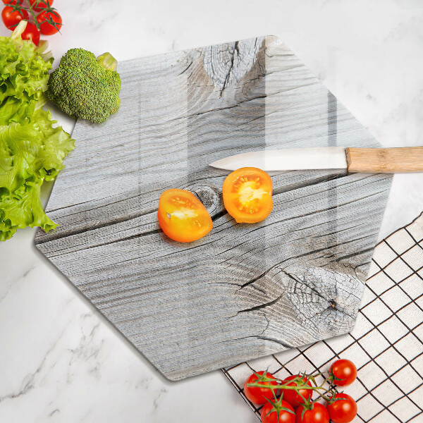 Kuchynská doska veľká zo skla Svetlá štruktúra dreva