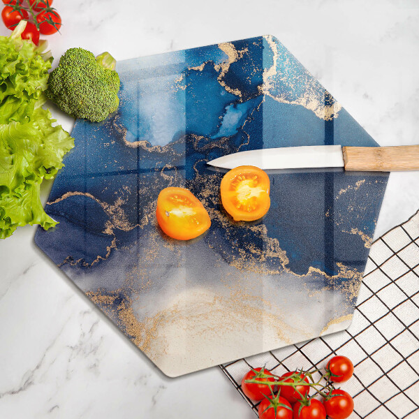 Kuchynská doska veľká zo skla Mramorová abstrakcia