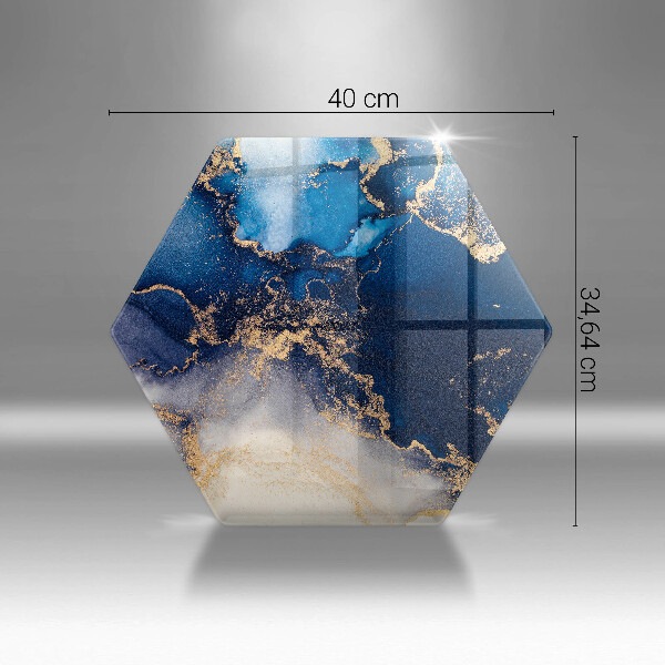 Kuchynská doska veľká zo skla Mramorová abstrakcia