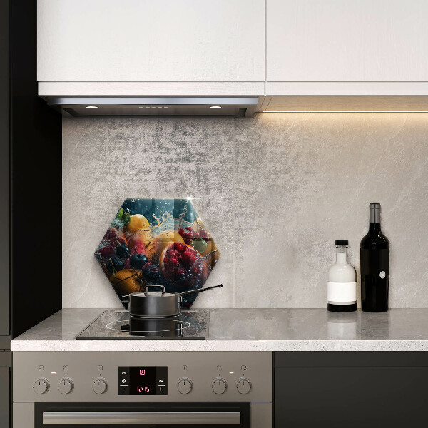 Kuchynská doska veľká zo skla Ovocie vo vode