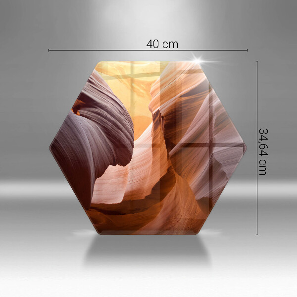 Kuchynská doska veľká zo skla Grand Canyon