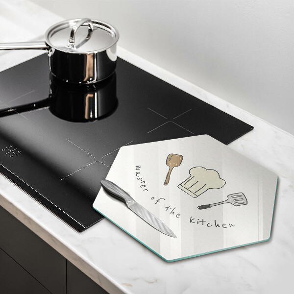 Kuchynská doska veľká zo skla Master of the Kitchen