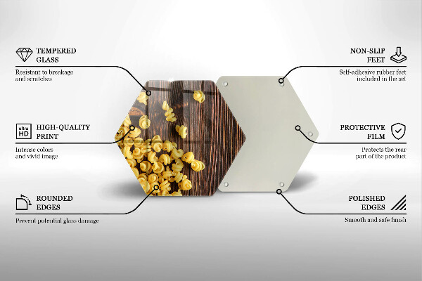 Kuchynská doska veľká zo skla Cestoviny na stole