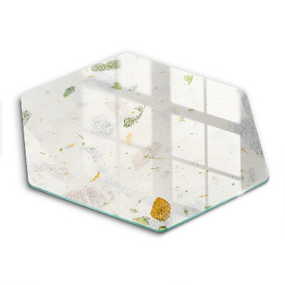 Kuchynská doska veľká zo skla Padajúce listy