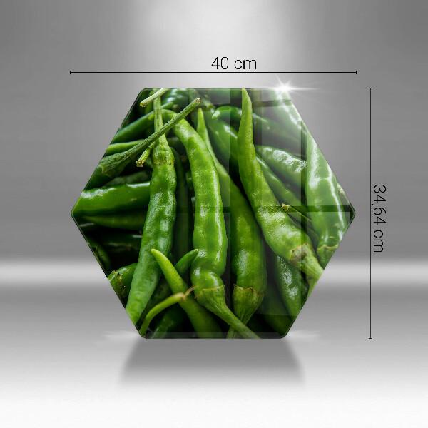 Kuchynská doska zo skla Hrachové struky