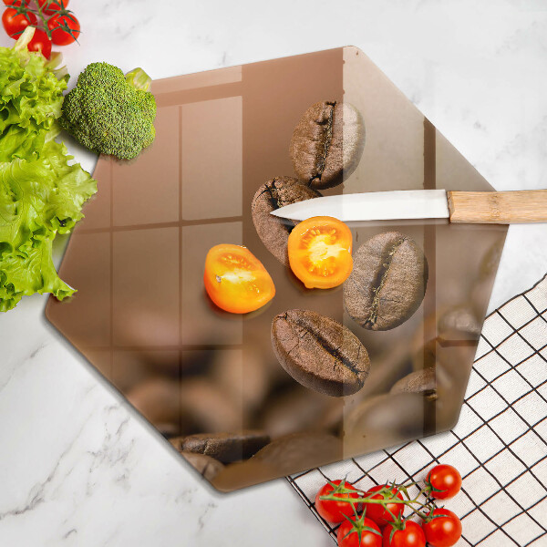 Kuchynská doska zo skla Kávové zrná