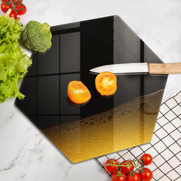 Kuchynská doska veľká zo skla Sýtené pivo