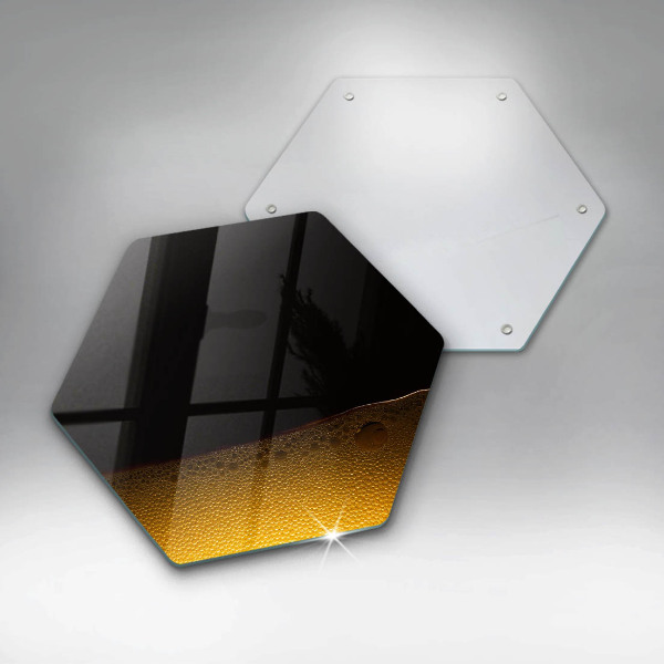 Kuchynská doska veľká zo skla Sýtené pivo