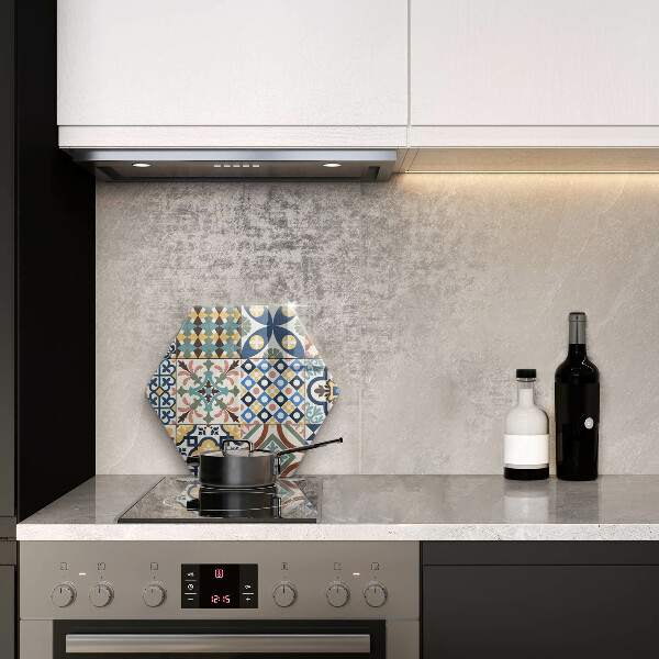 Kuchynská doska veľká zo skla Dekoratívne dlaždice