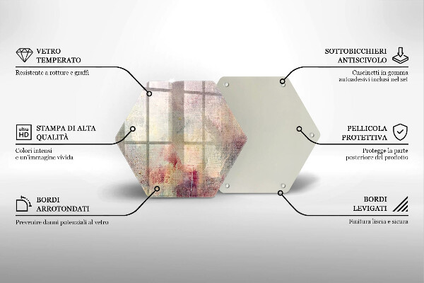 Kuchynská doska veľká zo skla Maľovanie textúry pozadia