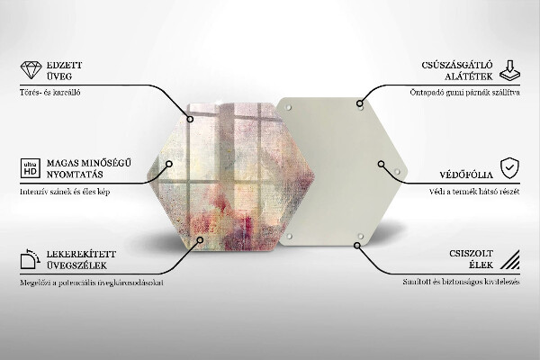 Kuchynská doska veľká zo skla Maľovanie textúry pozadia