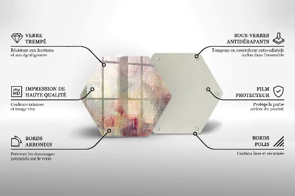 Kuchynská doska veľká zo skla Maľovanie textúry pozadia