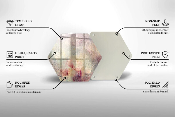 Kuchynská doska veľká zo skla Maľovanie textúry pozadia