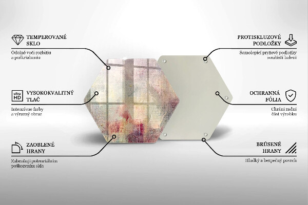 Kuchynská doska veľká zo skla Maľovanie textúry pozadia