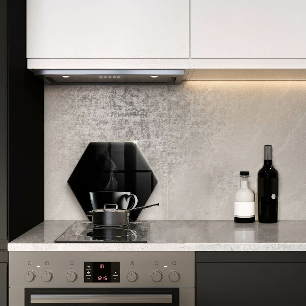 Kuchynská doska veľká zo skla Šálka čaju