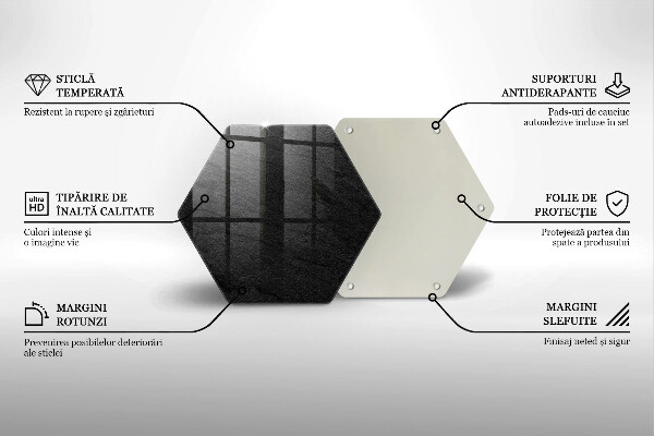 Kuchynská doska veľká zo skla Textúra kameňa