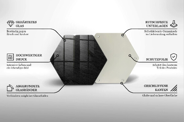 Kuchynská doska veľká zo skla Textúra kameňa