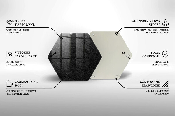 Kuchynská doska veľká zo skla Textúra kameňa