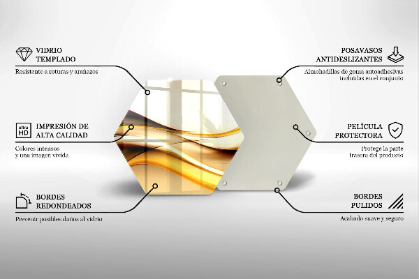 Kuchynská doska zo skla Abstraktné dymové čiary