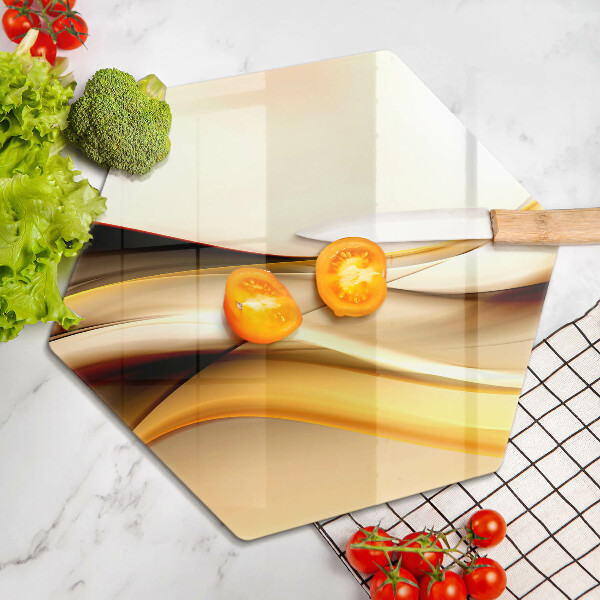 Kuchynská doska zo skla Abstraktné dymové čiary