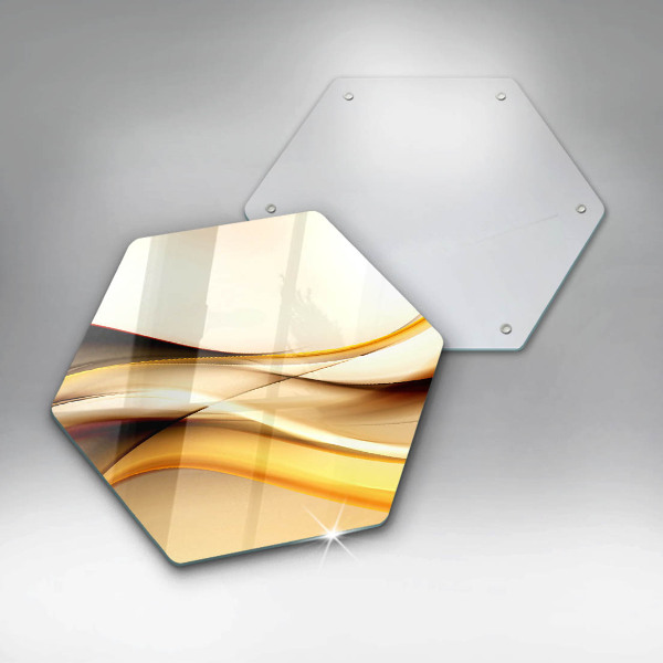 Kuchynská doska zo skla Abstraktné dymové čiary