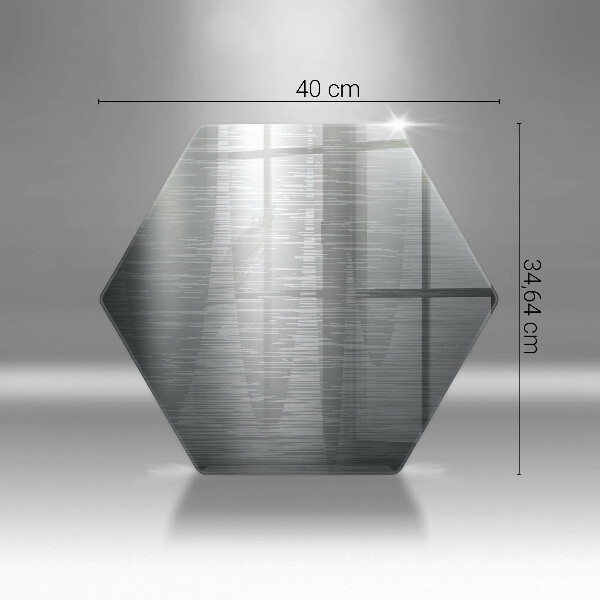 Kuchynská doska veľká zo skla Kovová textúra