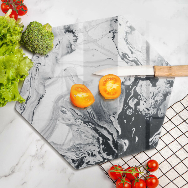 Kuchynská doska zo skla Atramentová abstrakcia