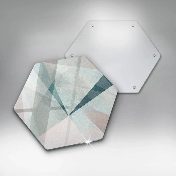 Kuchynská doska zo skla Ostrá abstrakcia