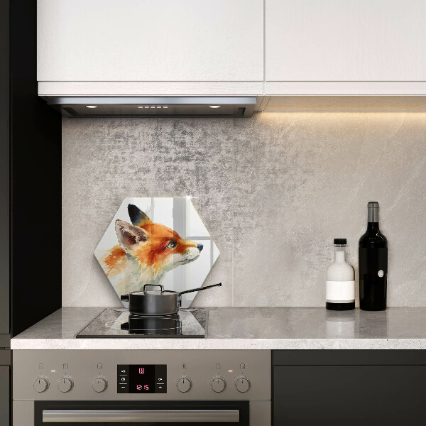 Kuchynská doska zo skla Maľovaná líška