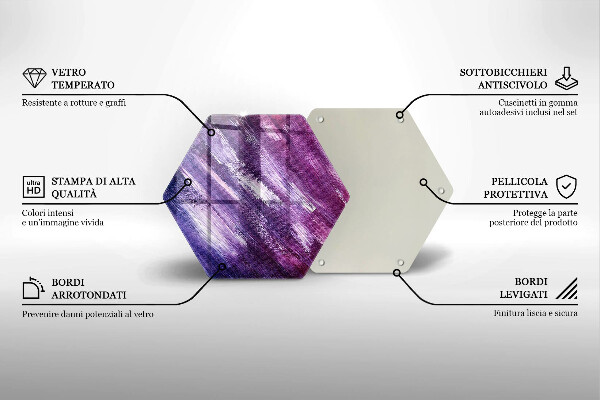 Kuchynská doska zo skla Maľovanie abstrakcie