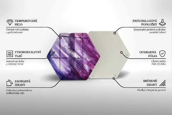 Kuchynská doska zo skla Maľovanie abstrakcie