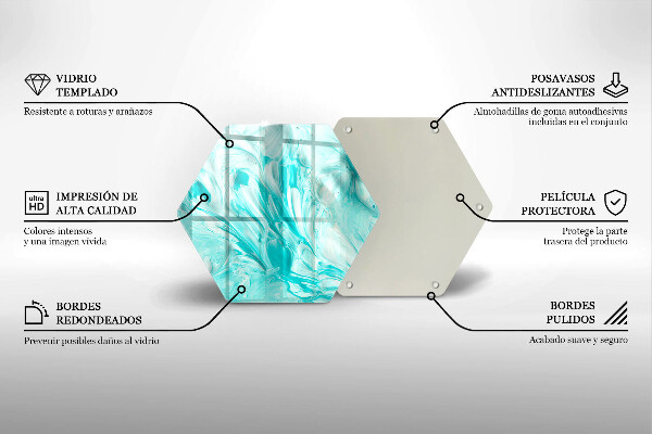 Kuchynská doska veľká zo skla Abstrakcia farby