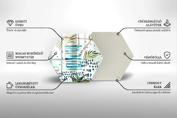 Kuchynská doska zo skla Dovolenkové ilustrácie