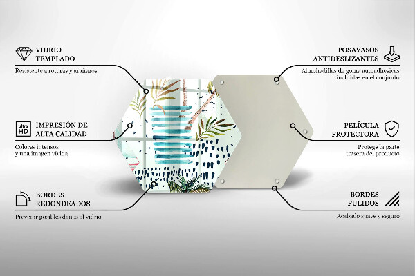 Kuchynská doska zo skla Dovolenkové ilustrácie