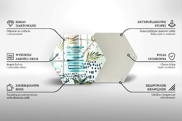 Kuchynská doska zo skla Dovolenkové ilustrácie