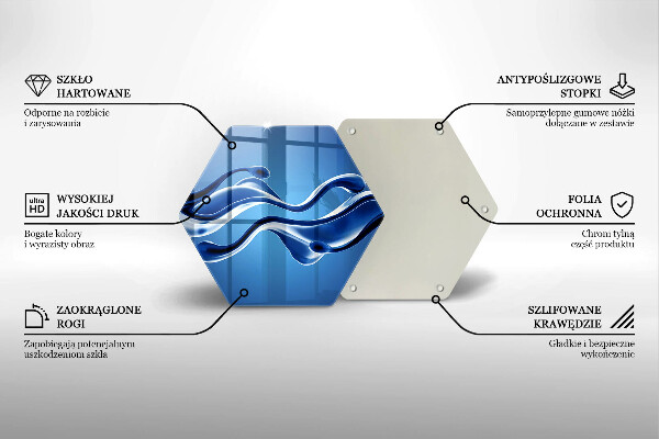 Kuchynská doska veľká zo skla Abstrakcia tekutín