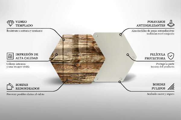 Kuchynská doska veľká zo skla Textúra drevenej dosky