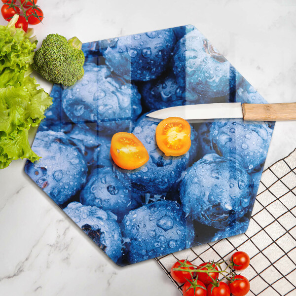 Kuchynská doska zo skla Šťavnaté čučoriedky