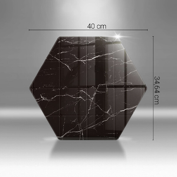 Kuchynská doska veľká zo skla Mramorové dlaždice