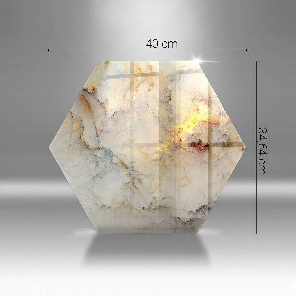 Kuchynská doska zo skla Textúra mramoru so zlatom