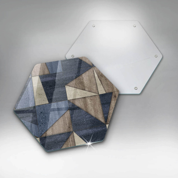 Kuchynská doska zo skla Geometrická abstrakcia