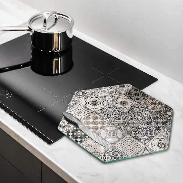 Kuchynská doska veľká zo skla Dekoratívne dlaždice